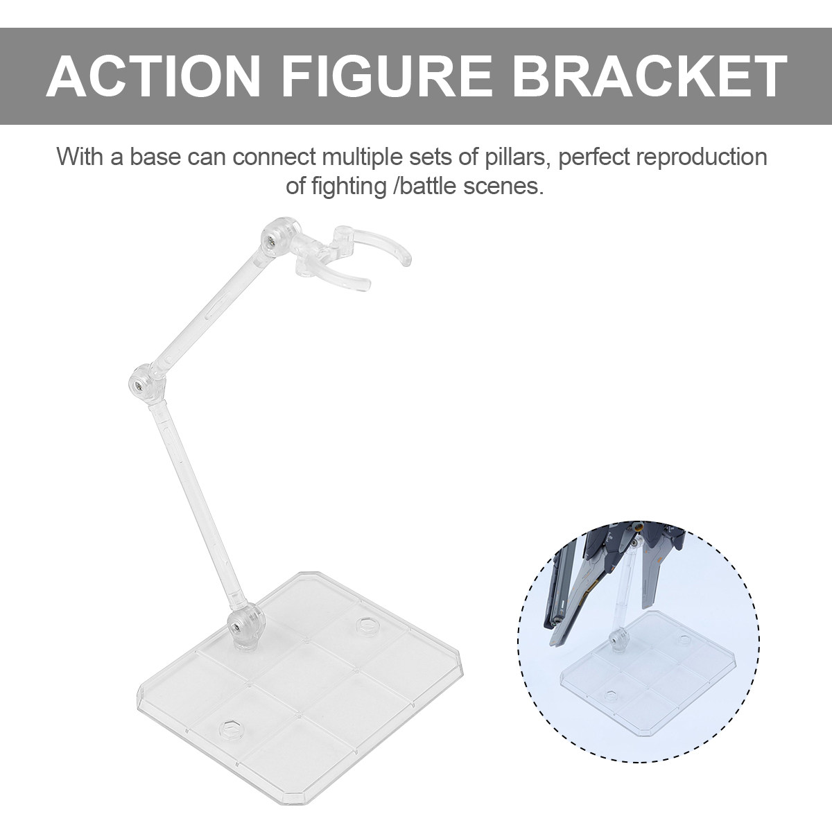 Action Figure Stand - 5 Pezzi di Supporti Robusti per