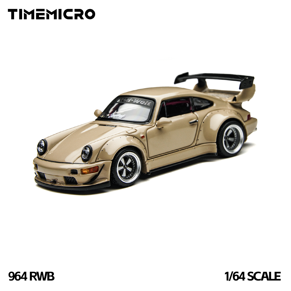 Die Cast Car 1 64 - TimeMicro1:64 RWB 964 Beige Set Regalo