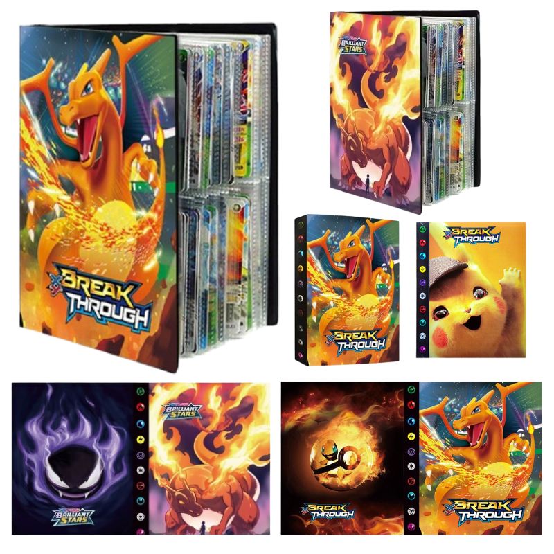 Pokemon Binder Card - Album per Carte Pokémon Charizard, 240