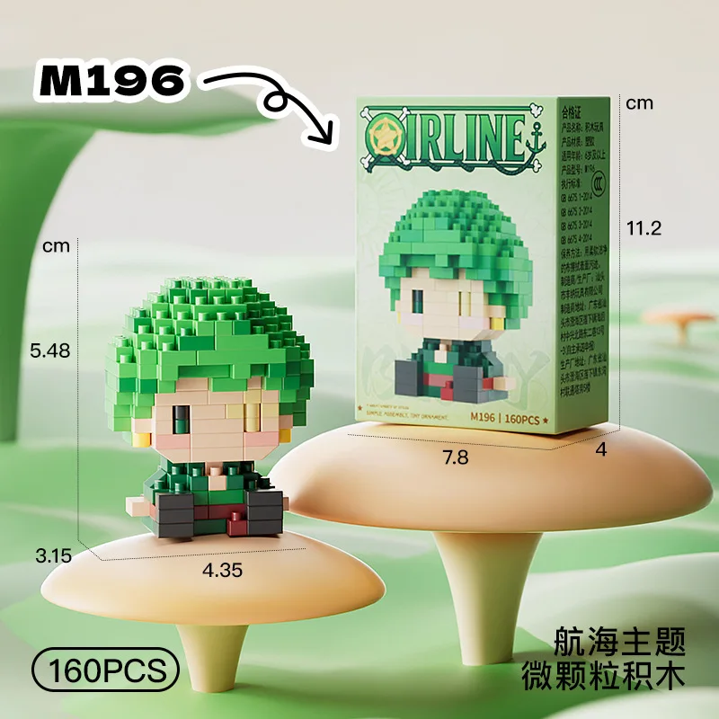 ONE PIECE Modello 3D Anime Sun - Building Block Mini recensione e prezzo